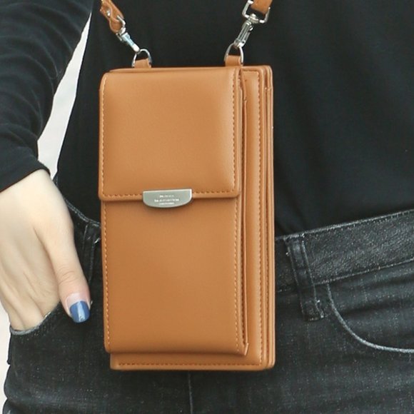 Women Small Cell Phone Case Cross-body Shoulder Bag Pouch Handbag Purse Wallet - Picture 2 of 5